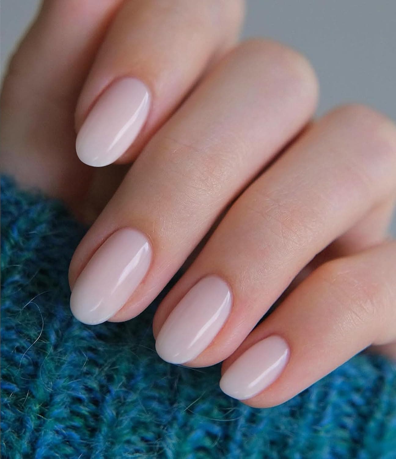 Autocollants en gel semi-durci rose clair pour ongles UV/LED