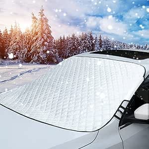 Housse de pare-brise magnétique pour pare-brise de voiture, contre la neige, la glace, le gel