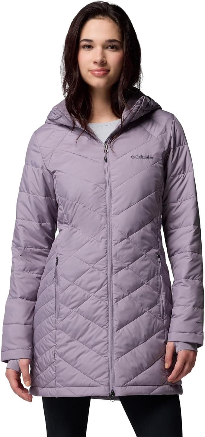 Veste longue à capuche Columbia Heavenly pour femme