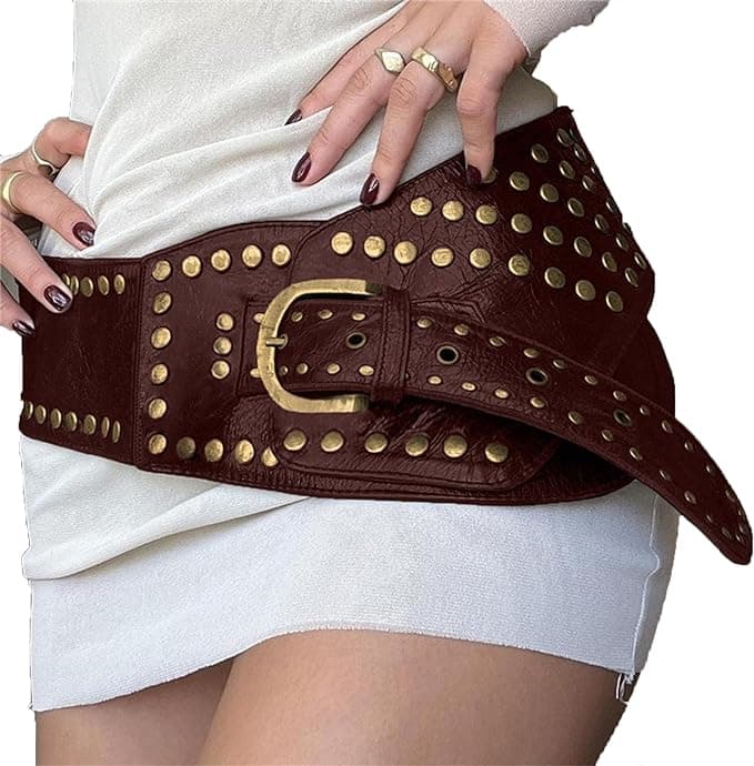Ceinture bohème en cuir
