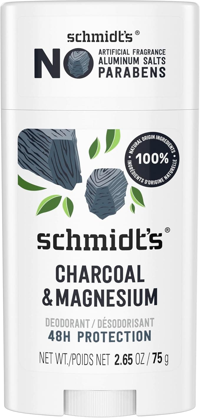 Désodorisant d’origine naturelle Charcoal & Magnesium de Schmidt's