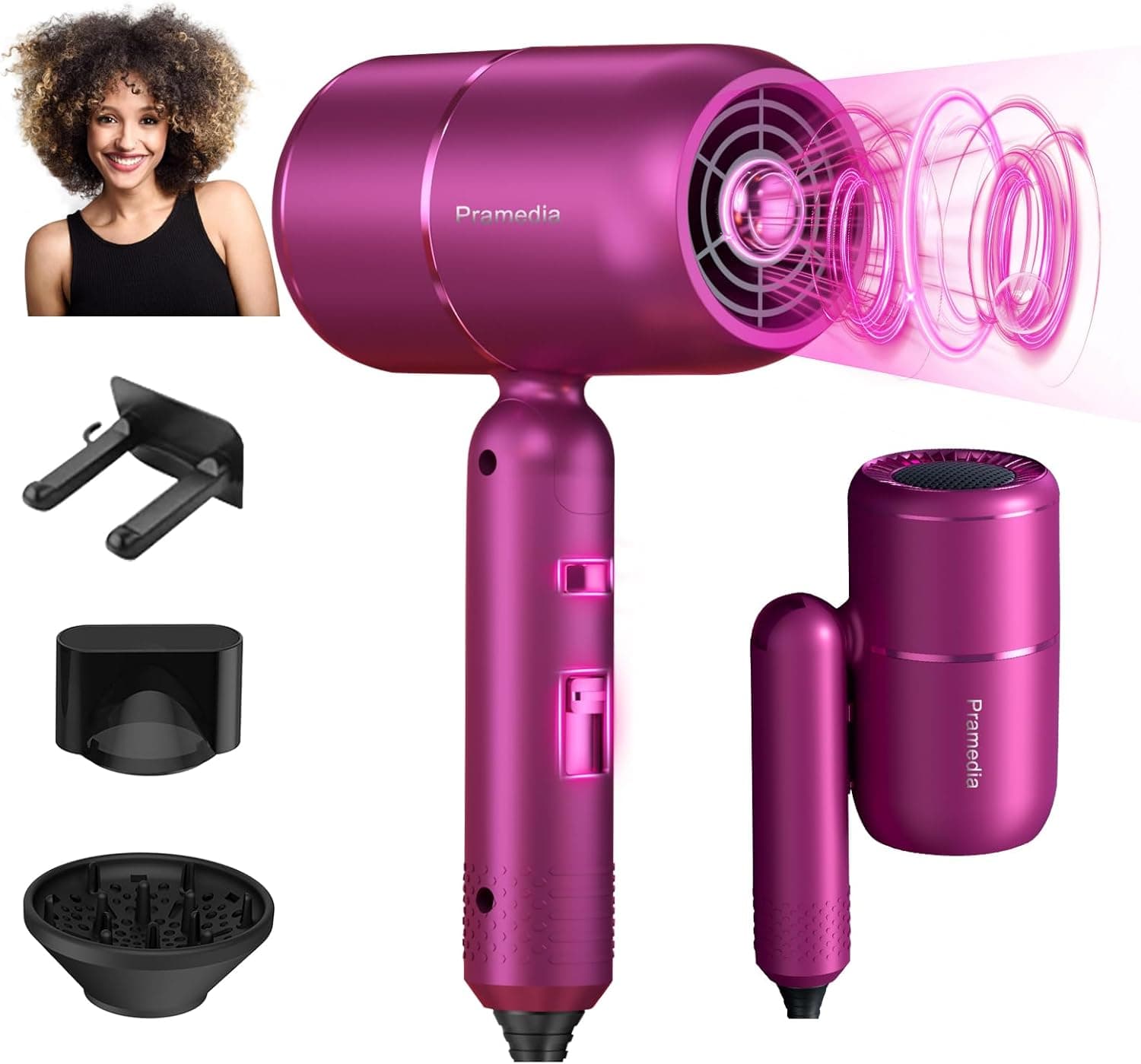 Sèche-cheveux professionnel 1800 W