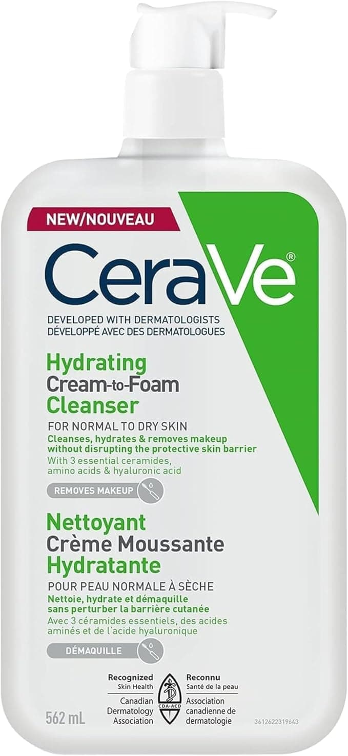 Le nettoyant crème-mousse hydratant 