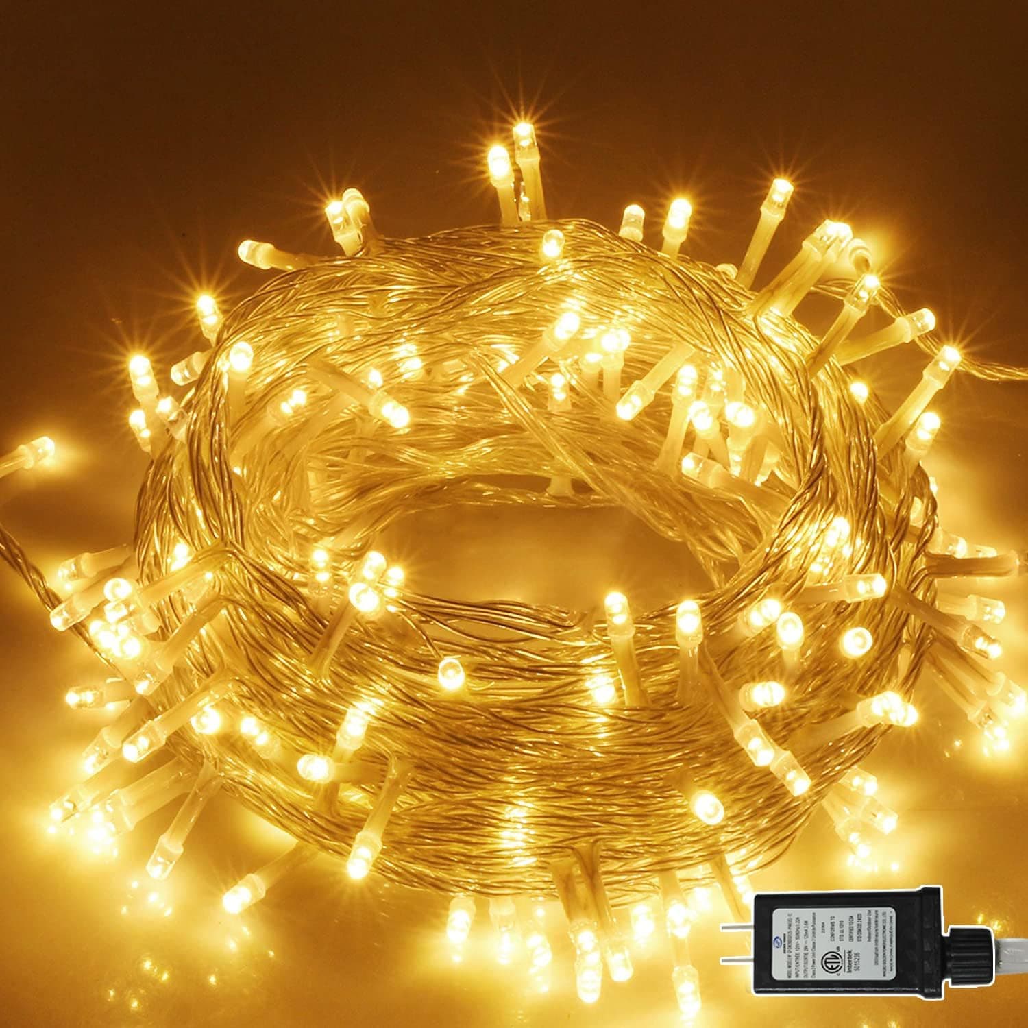 Guirlande lumineuse de 10m blanc chaud