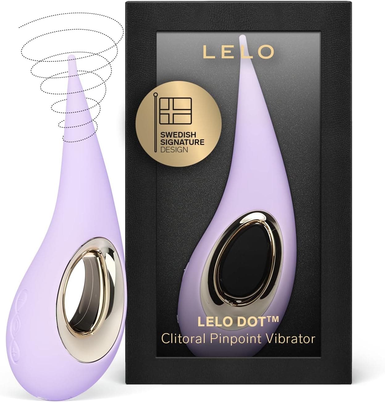 Vibromasseur clitoridien avec mouvements circulaires - Lelo Dot