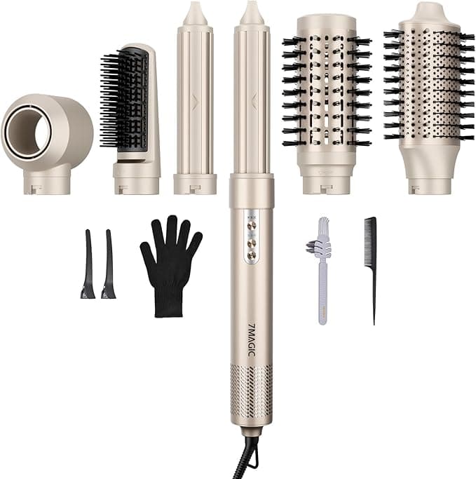 Brosse sèche-cheveux et coiffeur 6 en 1 7MAGIC