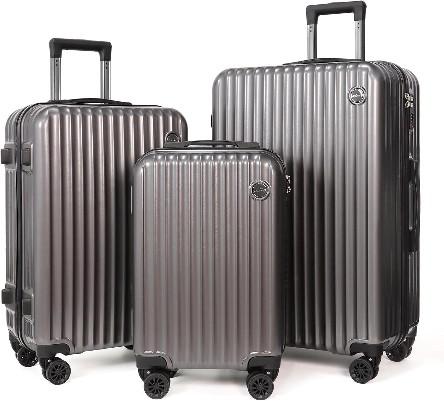 3 valises rigides en polycarbonate Aklsvion