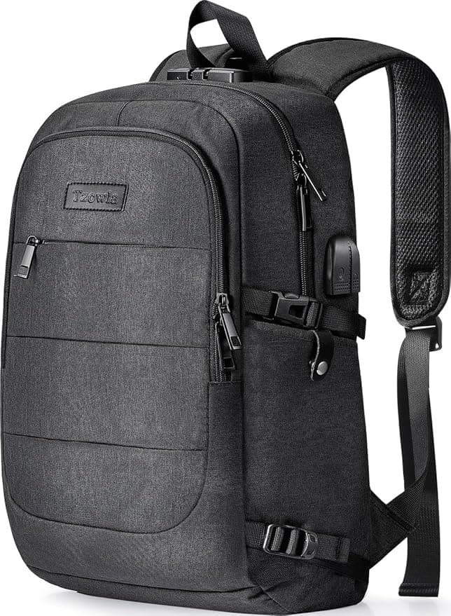 Sac à dos pour ordinateur portable avec port de charge USB et verrouillage
