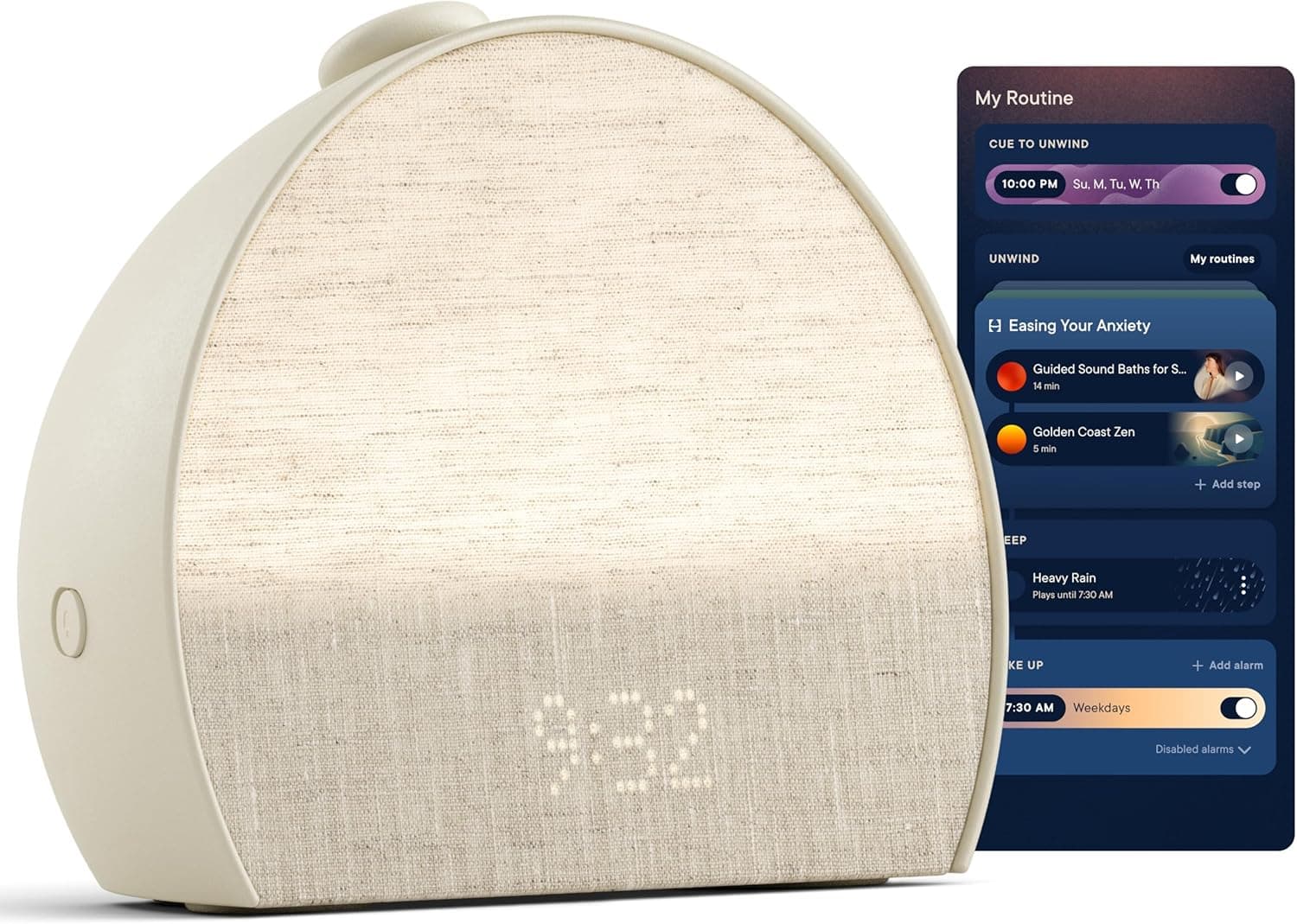 Sunrise Réveil avec machine à sons et lumière intelligente