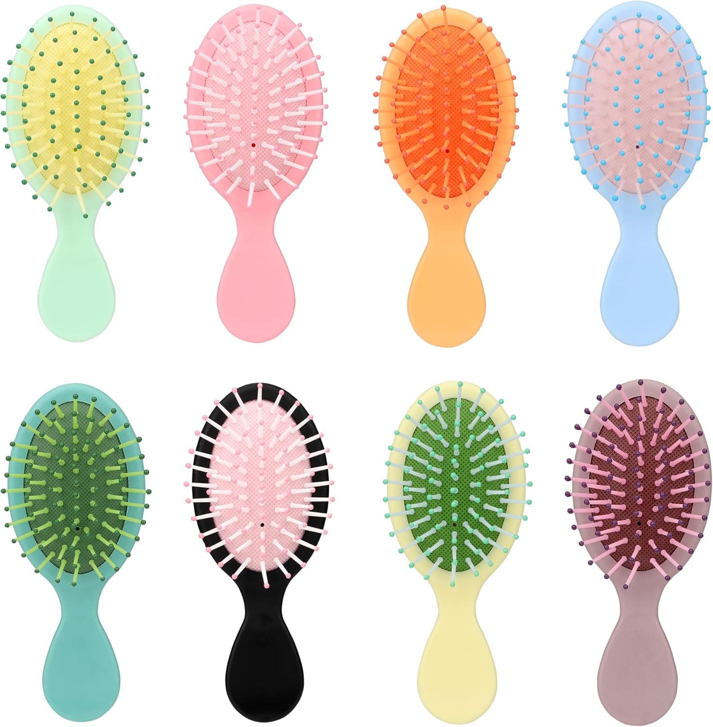 Lot de mini brosses à cheveux