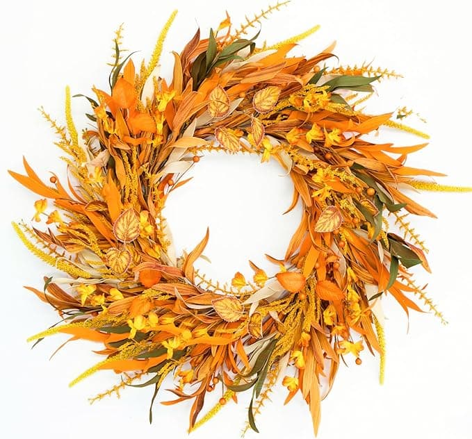 Couronne d'automne pour l'action de Grâce