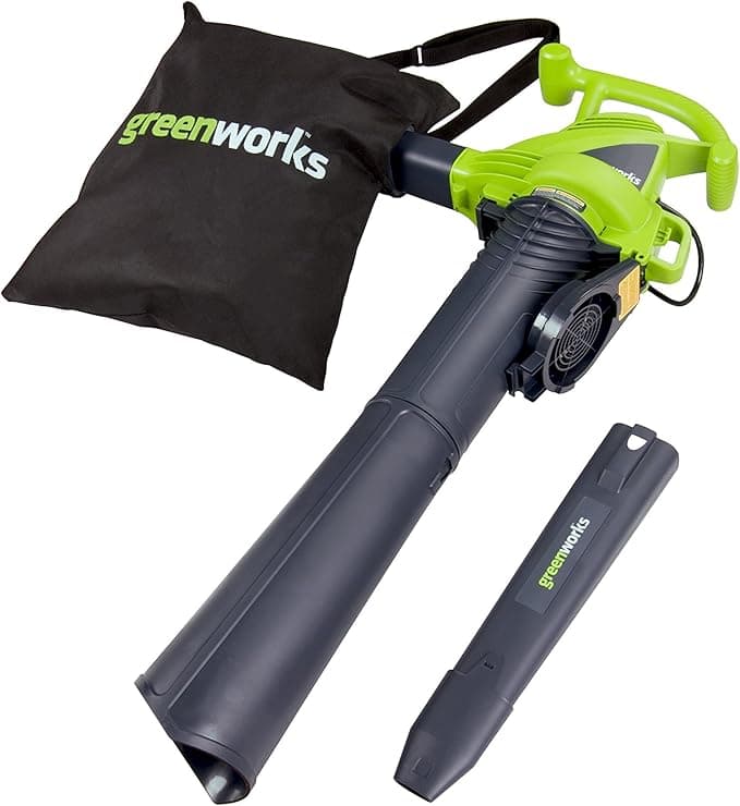 Souffleur/aspirateur filaire 2 vitesses 230 mph, Greenworks 