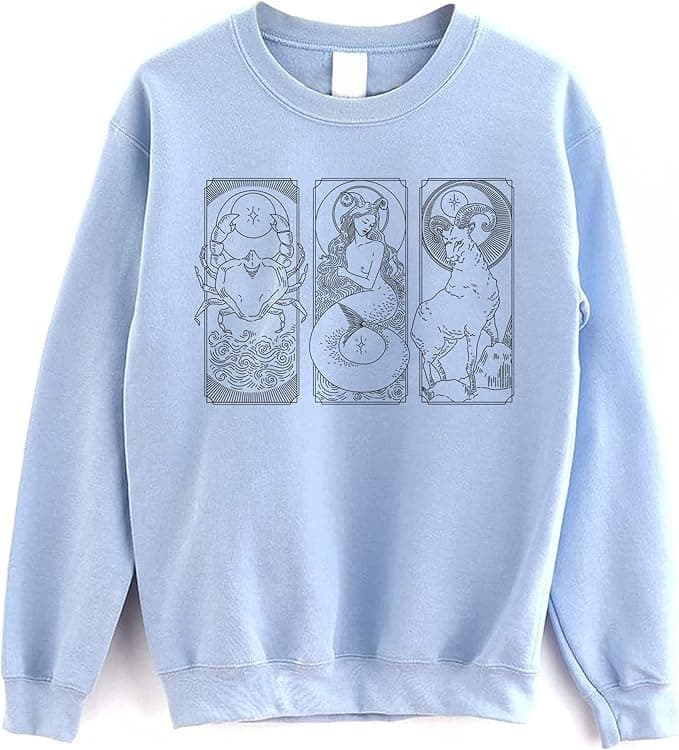 Sweat-shirt personnalisé avec signes du zodiaque