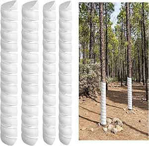 Lot de 6 protections de tronc d'arbre en spirale contre les lapins et les rongeurs