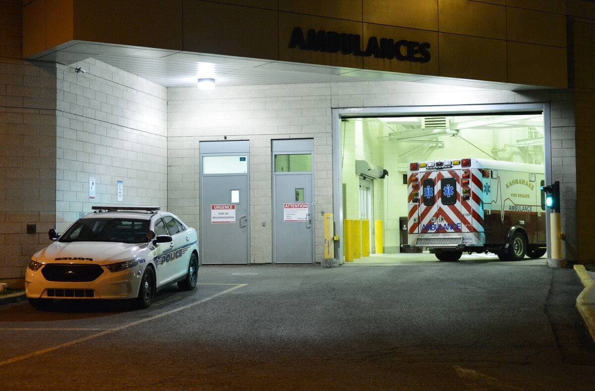 L'urgence de l'Hôpital Anna-Laberge.
