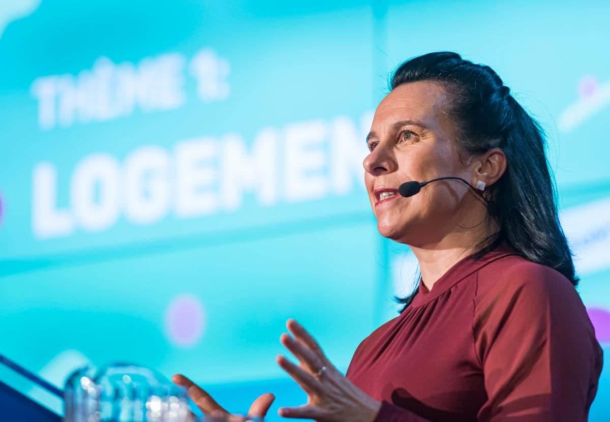 La cheffe de Projet Montréal et mairesse sortante, Valérie Plante