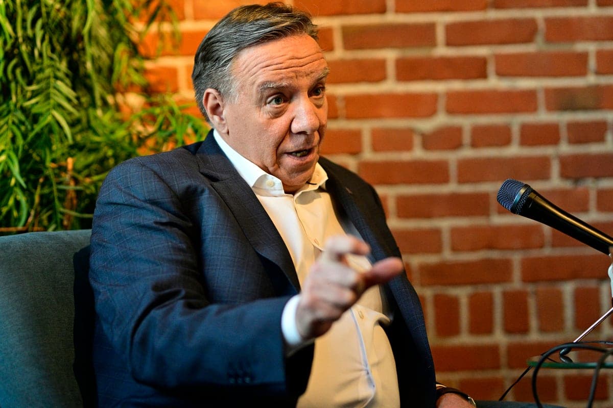 Le premier ministre du Québec François Legault.