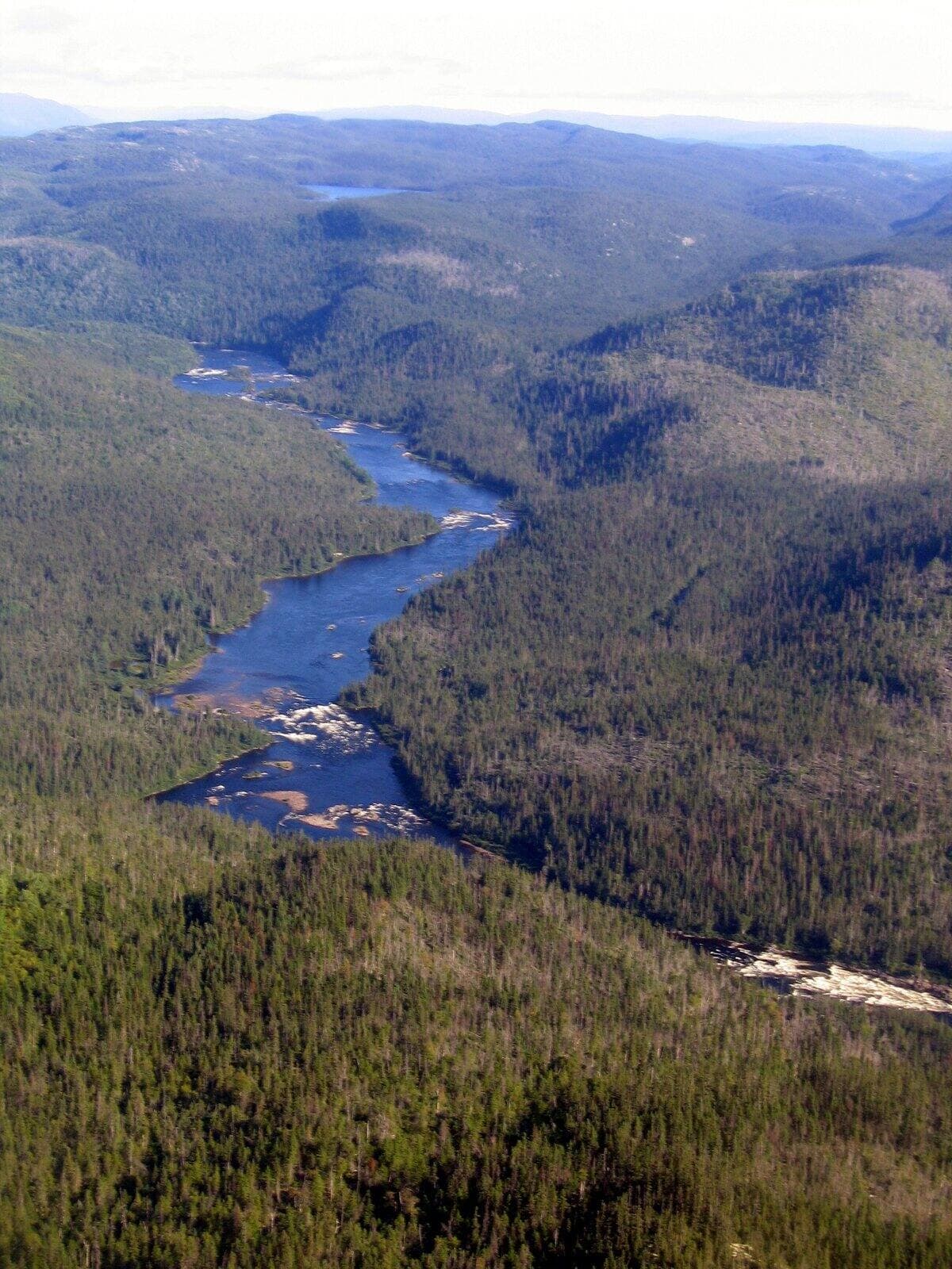 Paysage de la rivière Magpie