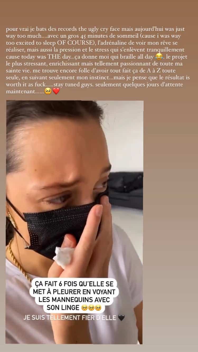 Capture d'écran Instagram