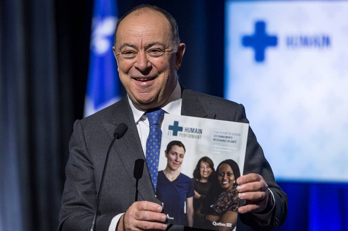 Le ministre de la Santé et des Services Sociaux Christian Dubé présentait, mardi, sa réforme du système de santé.