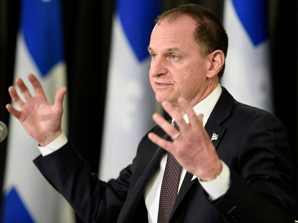 Le ministre des Finances, Eric Girard