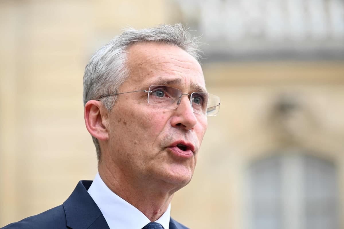 Le secrétaire général de l'Alliance, Jens Stoltenberg, à Paris le 28 juin