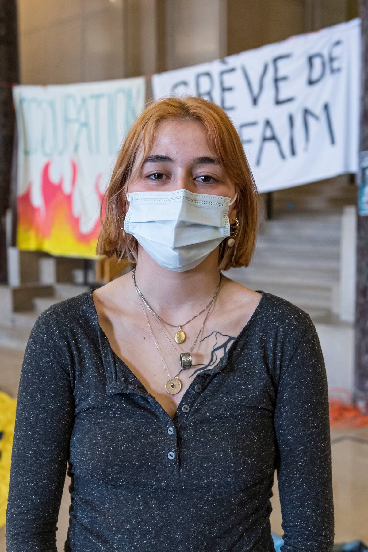 Lila a dû mettre un terme à sa grève de la faim pour des raisons de santé mentale.