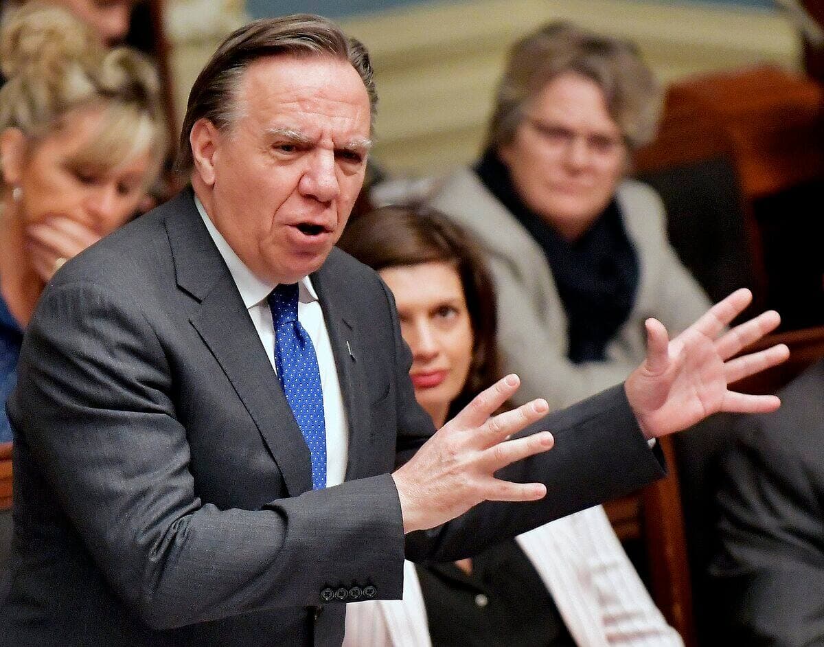 Le premier ministre François Legault à l'Assemblée nationale