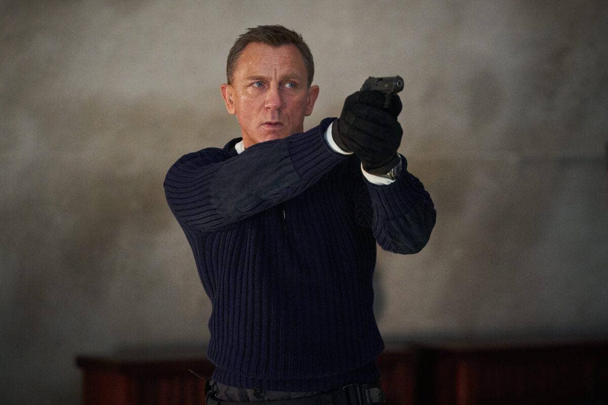 Daniel Craig dans une scène de No Time to Die
