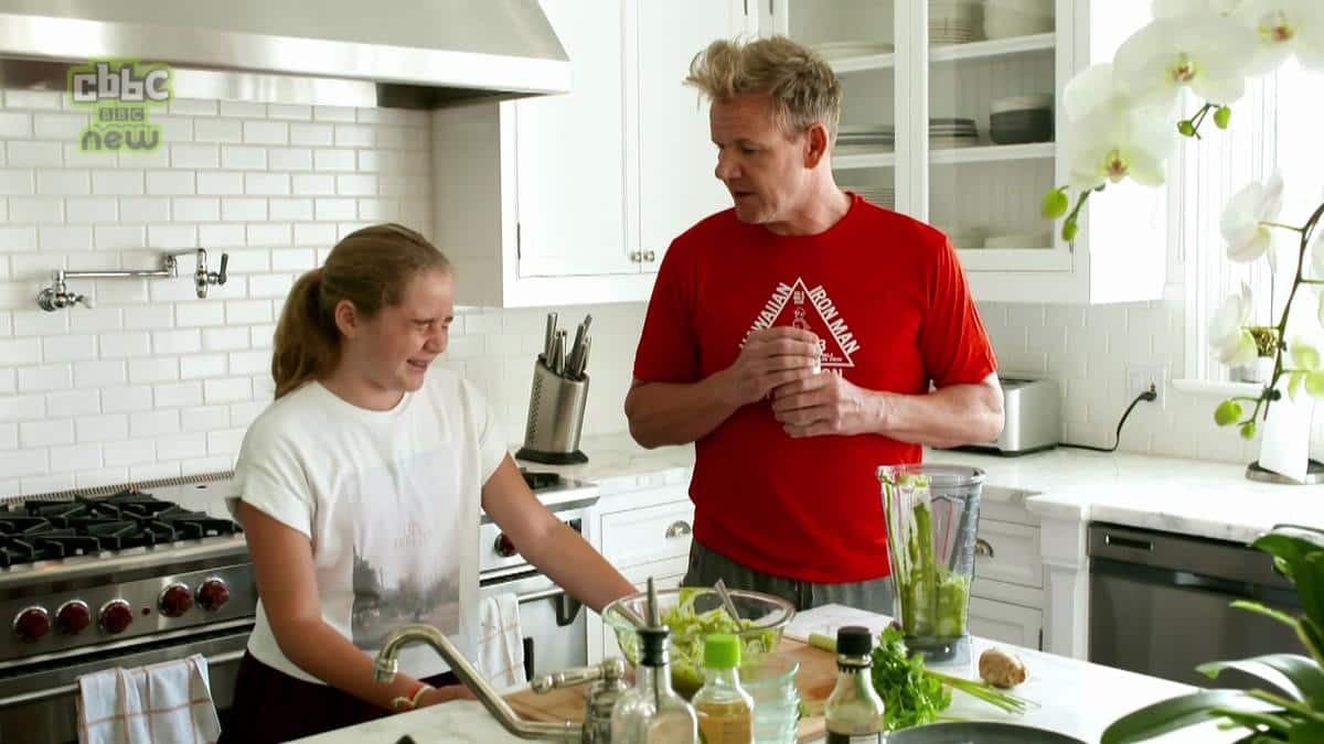 Matilda Ramsay et son père Gordon Ramsay en 2015.