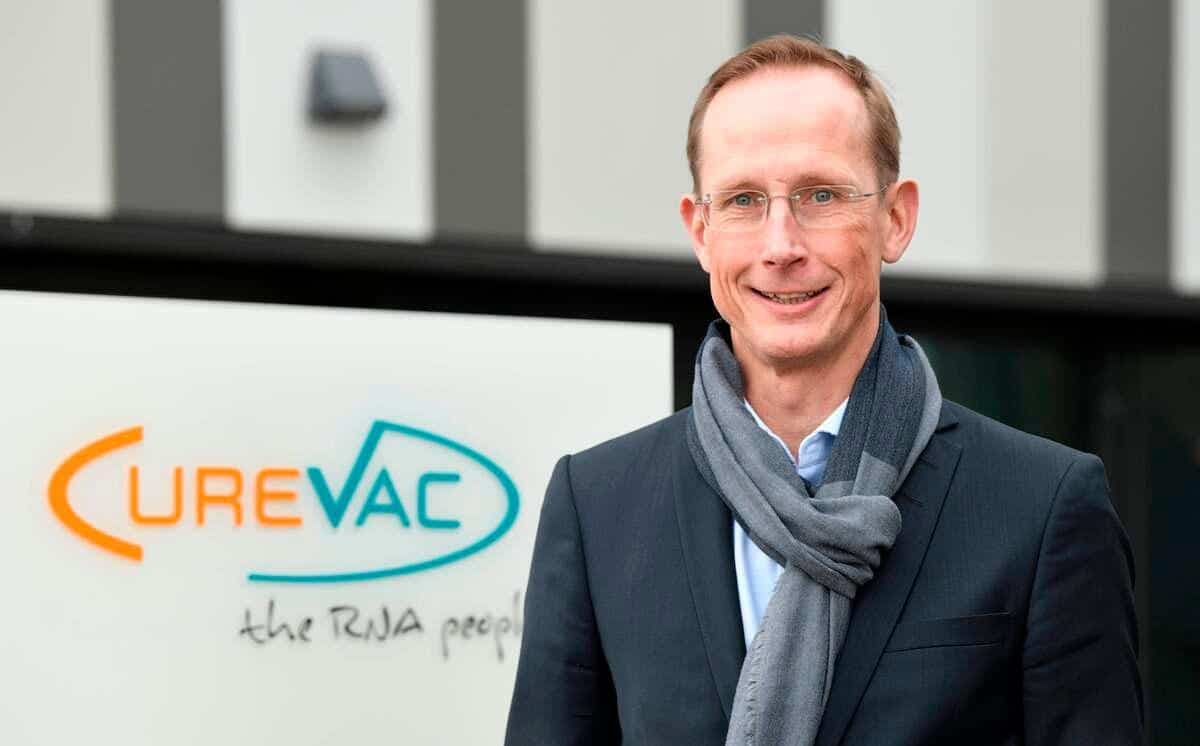 Le PDG de CureVac, Franz-Werner Haas