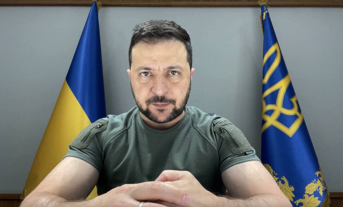 Le président ukrainien, Volodymyr Zelensky