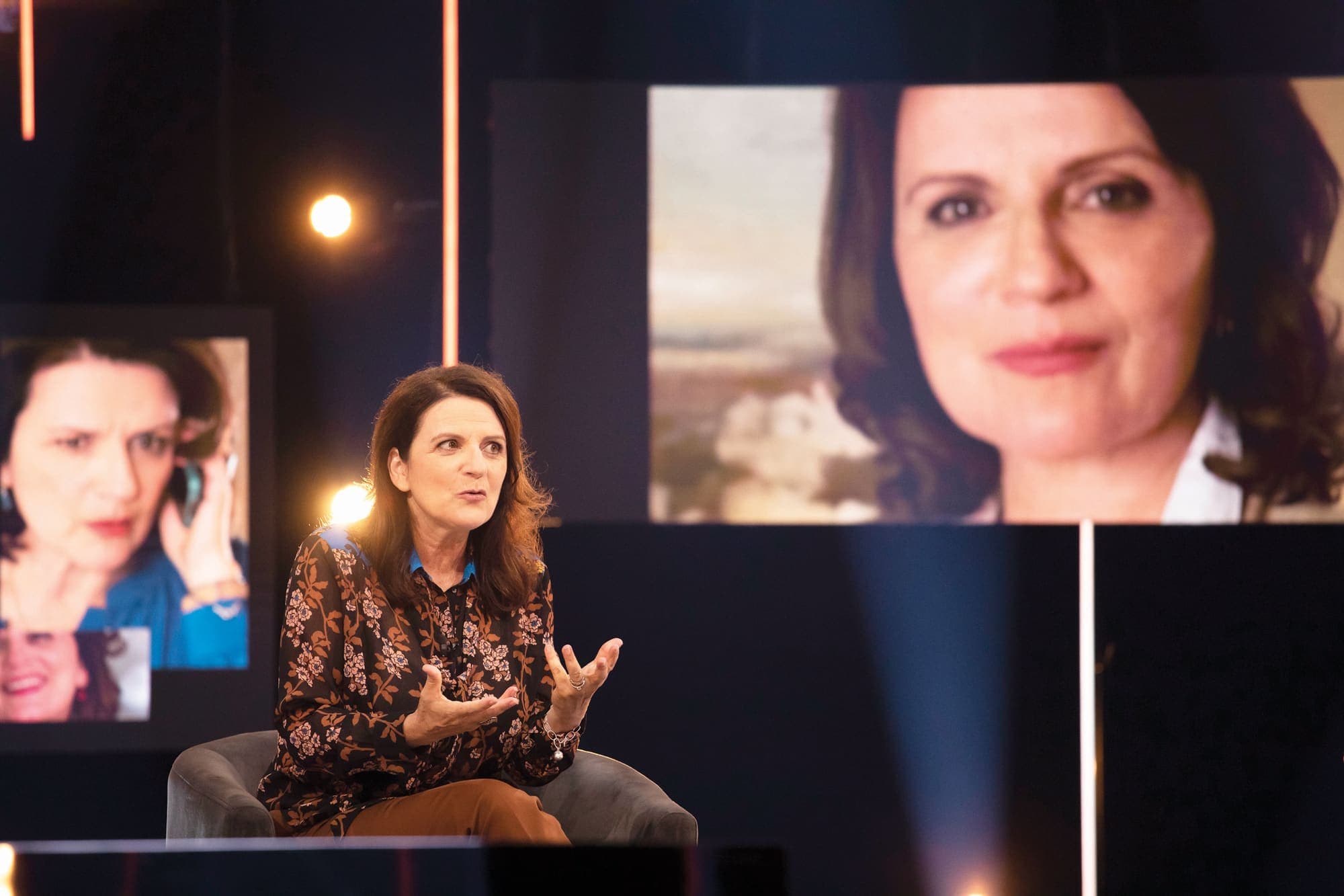 Outre son rôle dans Boomerang, Marie-Thérèse Fortin parle des personnages qu’elle a incarnés dans trois autres séries, dont Mémoires vives.