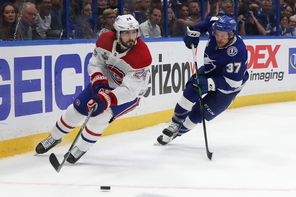 Phillip Danault et Yanni Gourde