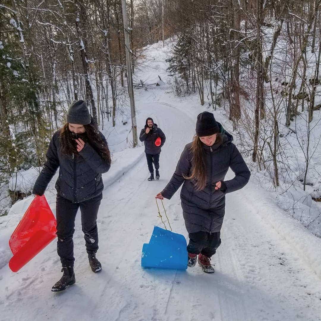 5 buttes à dévaler en «crazy carpet» à Montréal
