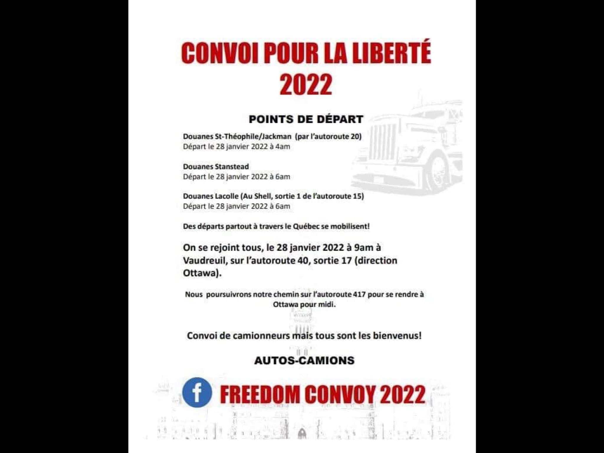 Capture d'écran tirée de Facebook