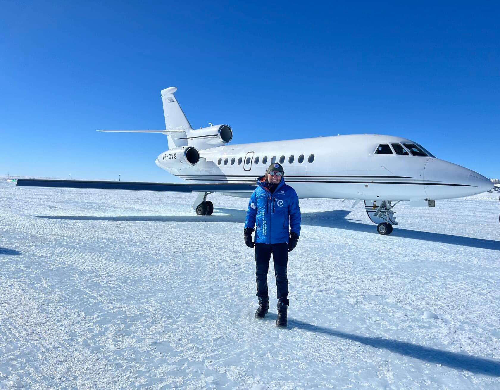 L’avion actuellement retenu à Yellowknife depuis le 2 mars 2022. La photo provient du site Facebook de l’expédition a été prise lors d’un autre voyage.