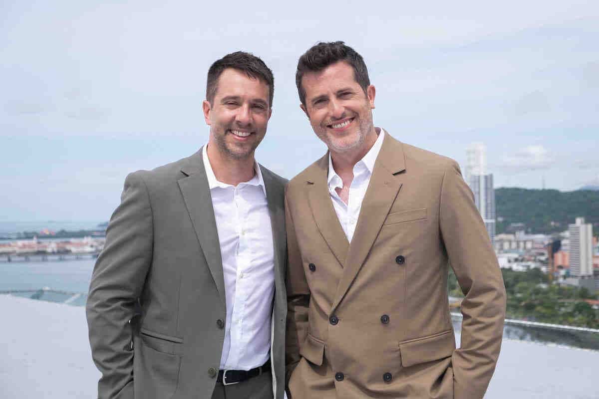 Les coanimateurs Alexandre Barrette et Jean-Philippe Dion