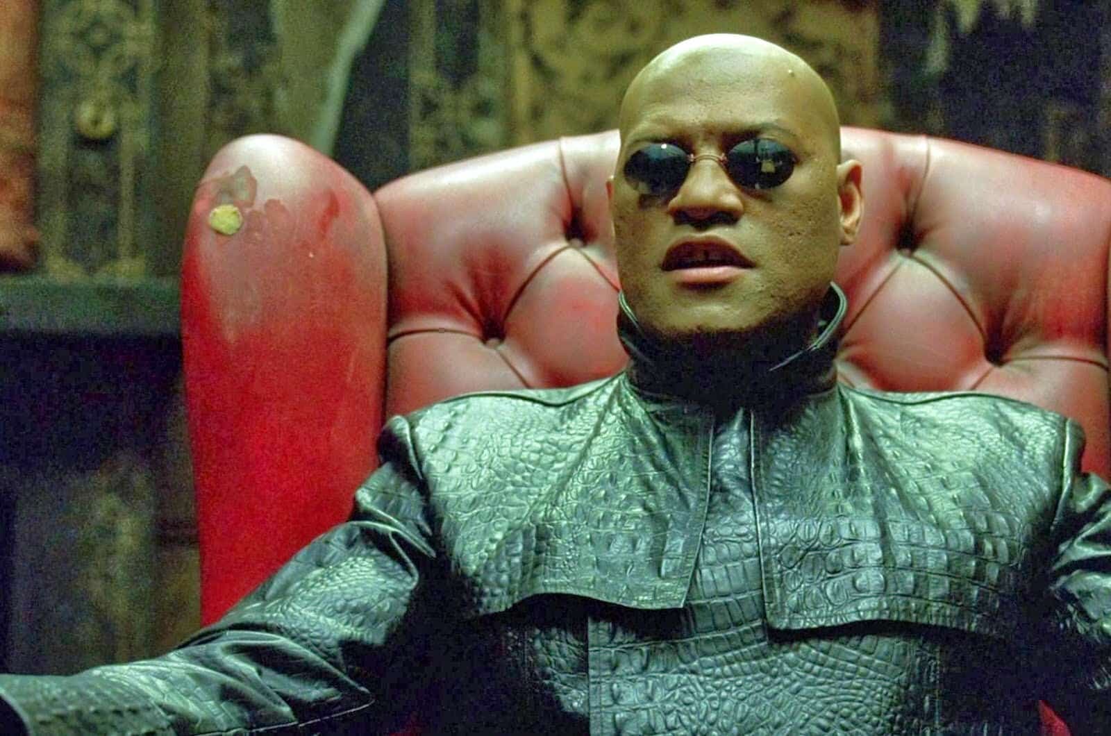 Laurence Fishburne dans The Matrix