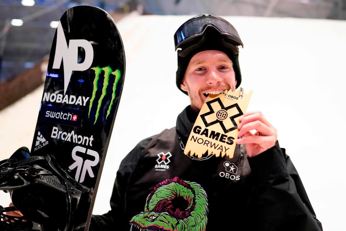 Max Parrot en 2019, avec sa médaille d'or des X Games
