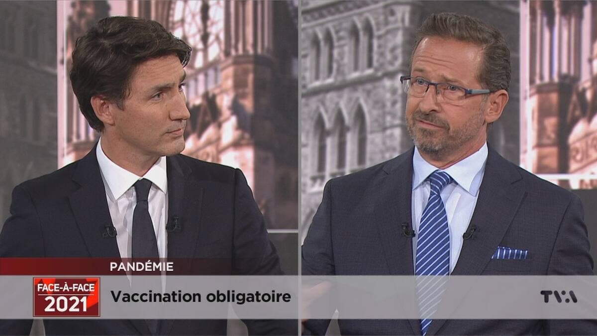 Justin Trudeau et Yves-François Blanchet