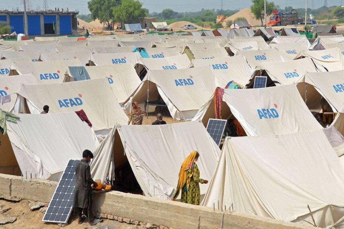 Le changement climatique a causé des inondations dévastatrices au Pakistan, l'été dernier, qui ont forcé le déplacement de millions de personnes.
