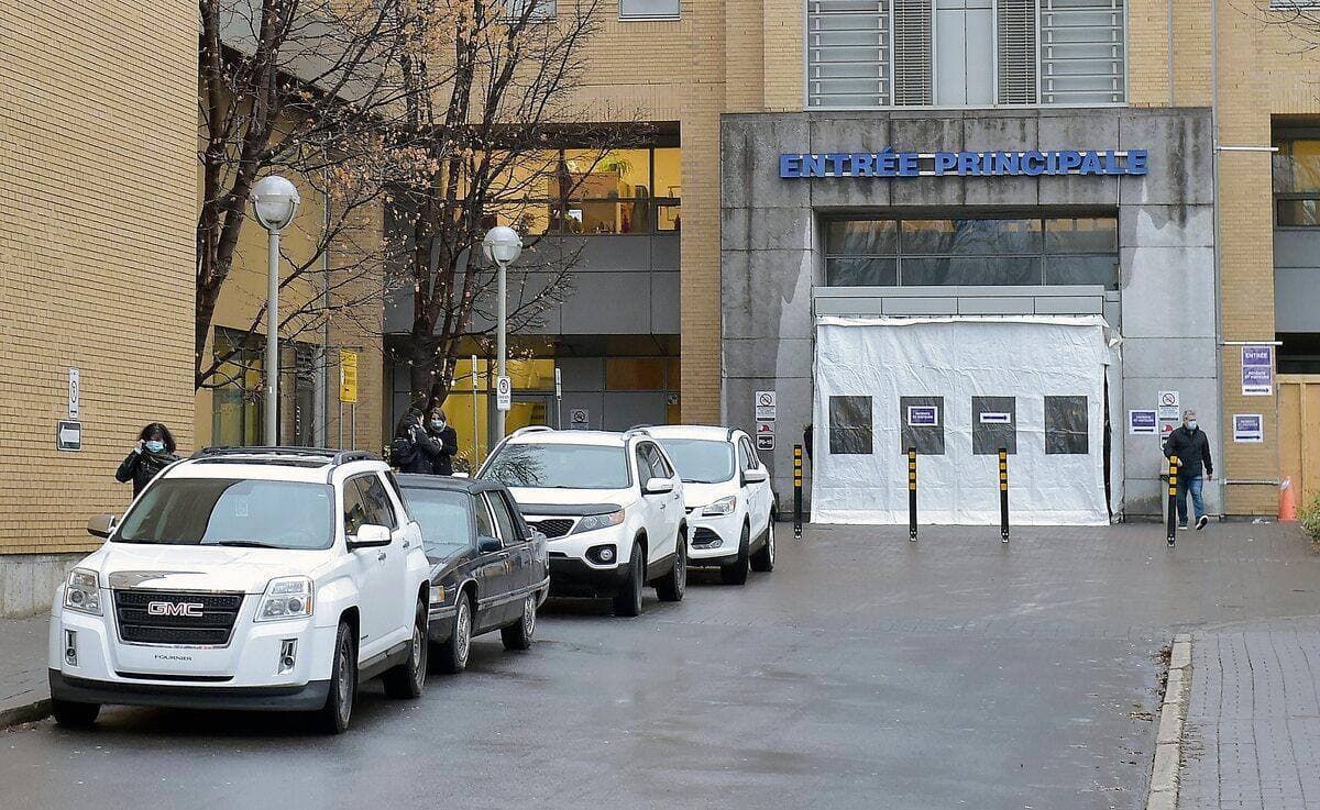 L’hôpital de l'Enfant-Jésus de Quebec, vendredi le 04 decembre, 2020.