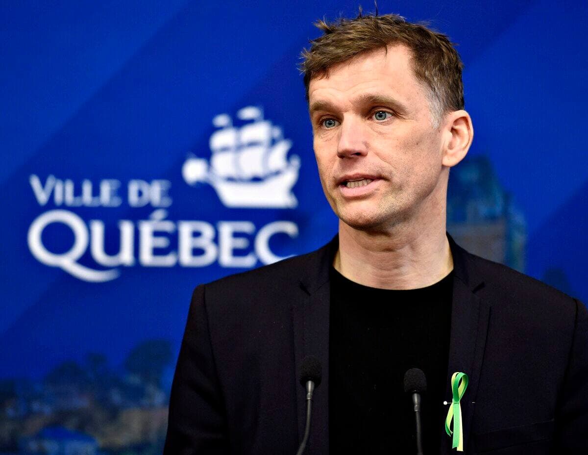 Le maire de Québec, Bruno Marchand