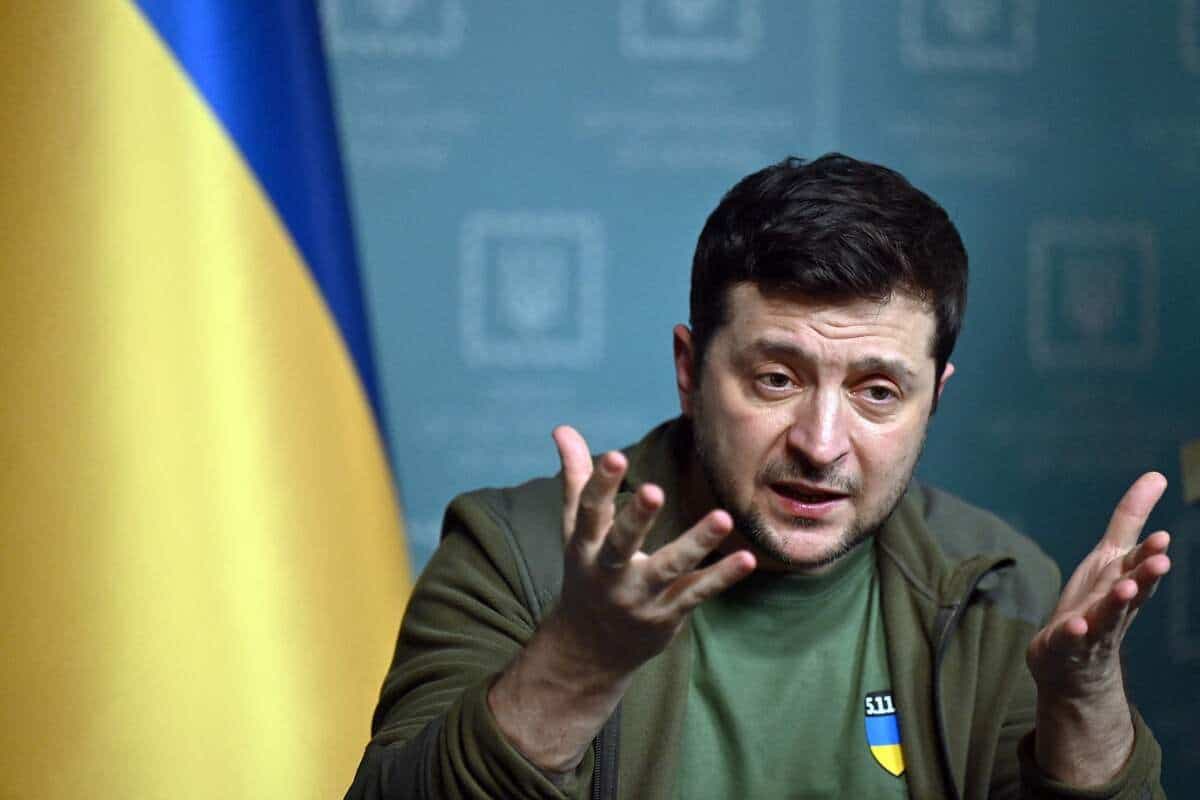 Le président ukrainien Volodymyr Zelensky.