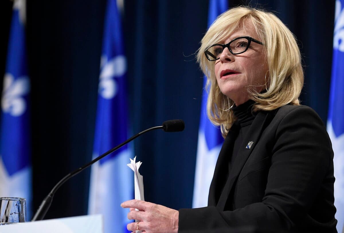 La ministre du Tourisme, Caroline Proulx