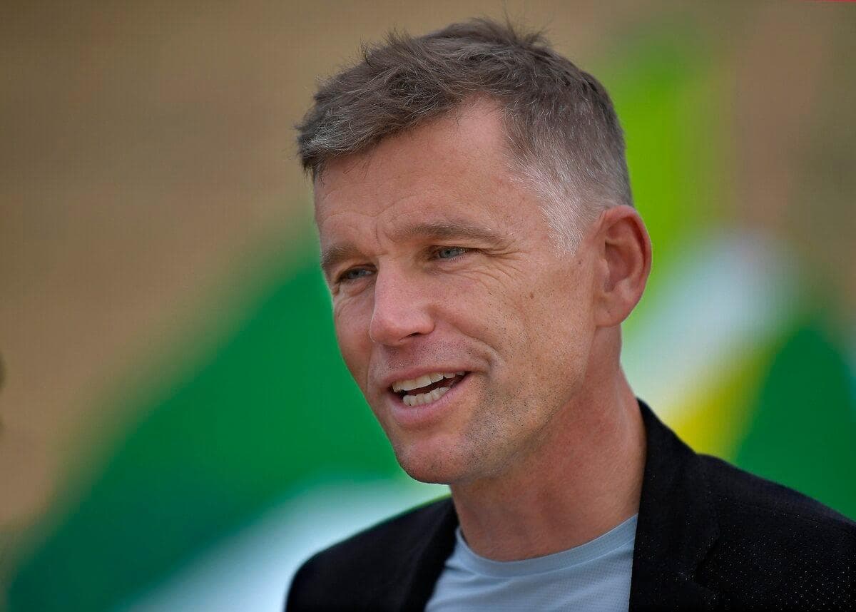 Le candidat à la mairie de Québec, Bruno Marchand