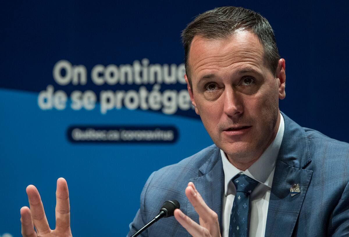 Le ministre de l'Éducation, Jean-François Roberge