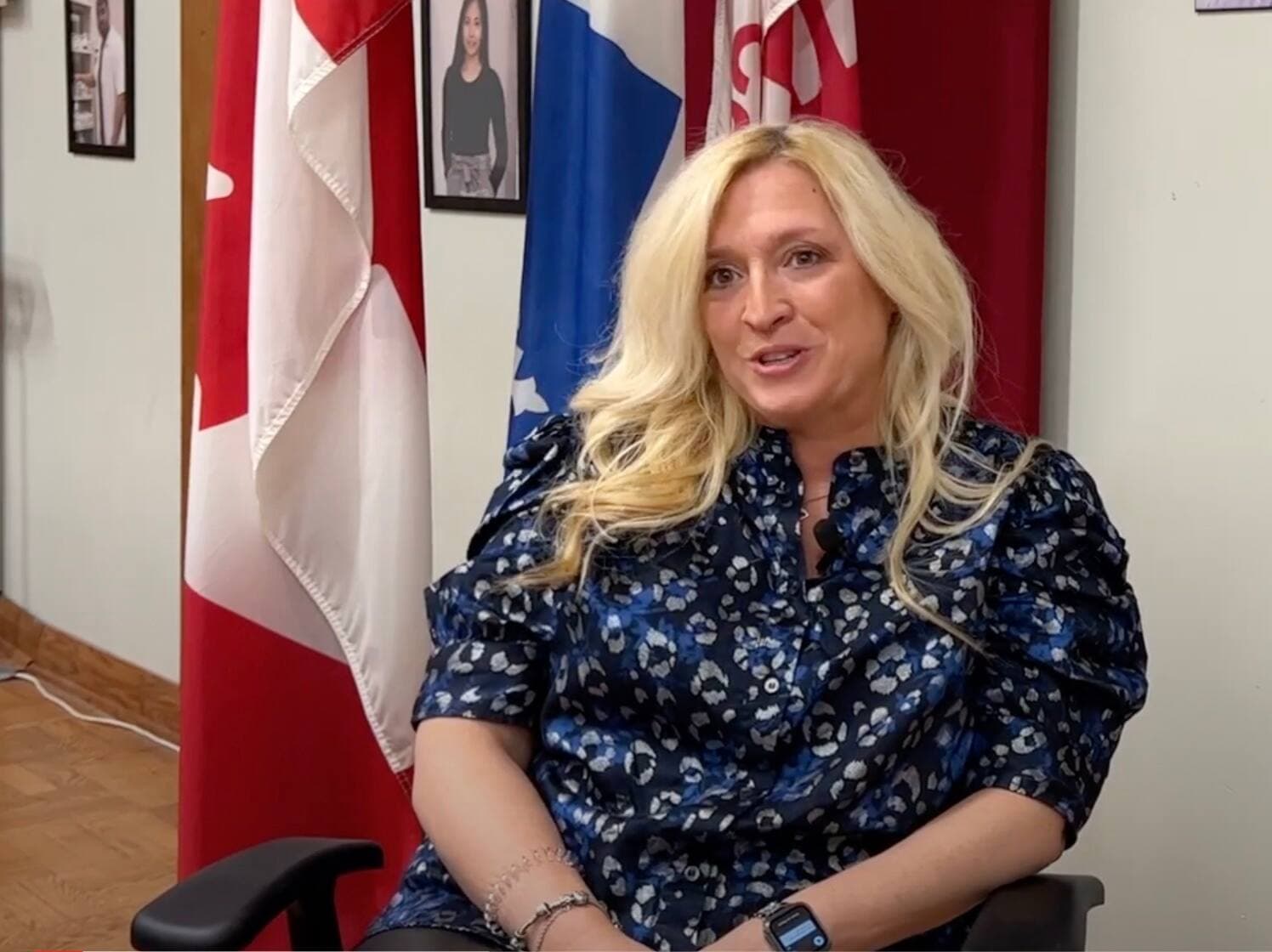 La commissaire scolaire Sophie De Vito