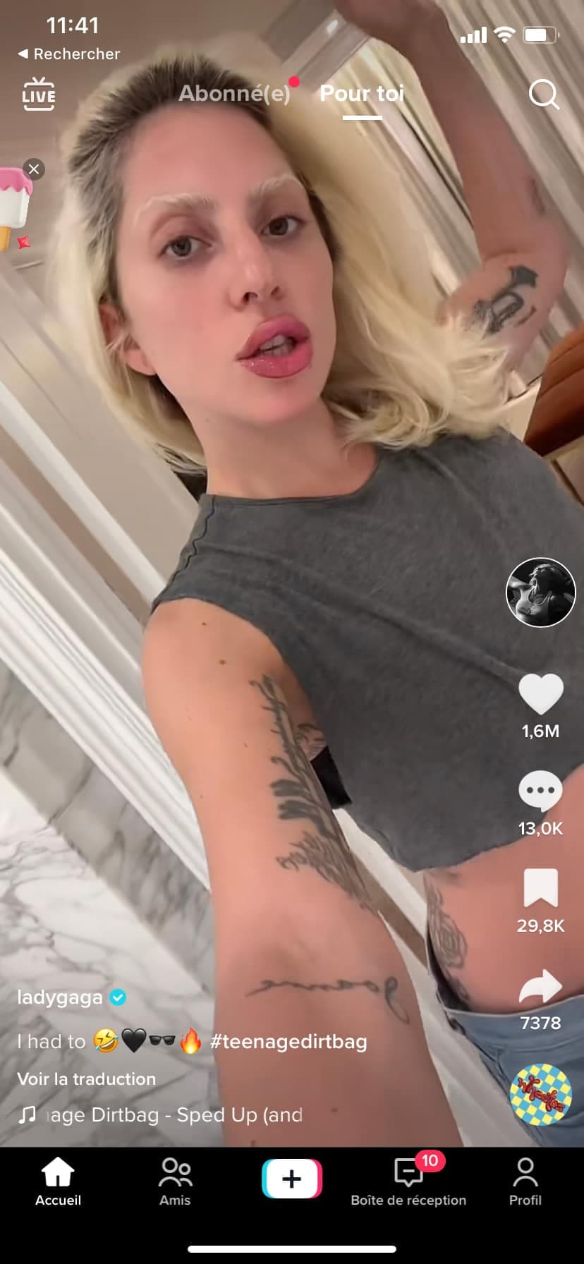 via tiktok